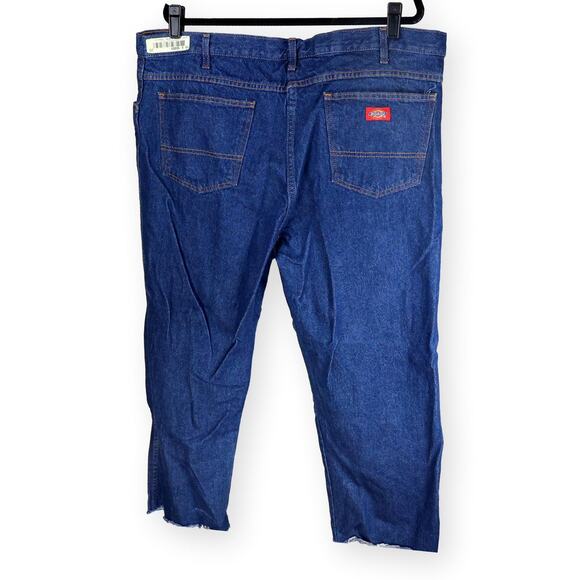 Dickies Mens Blue Denim Jeans Ruiz Raw Hem 40 NWT - Picture 3 of 9